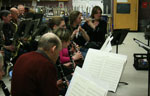 Woodwinds at work.